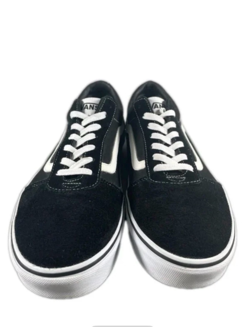 Vans Old Skool Black and white side woman’s  Sneakers 8.5